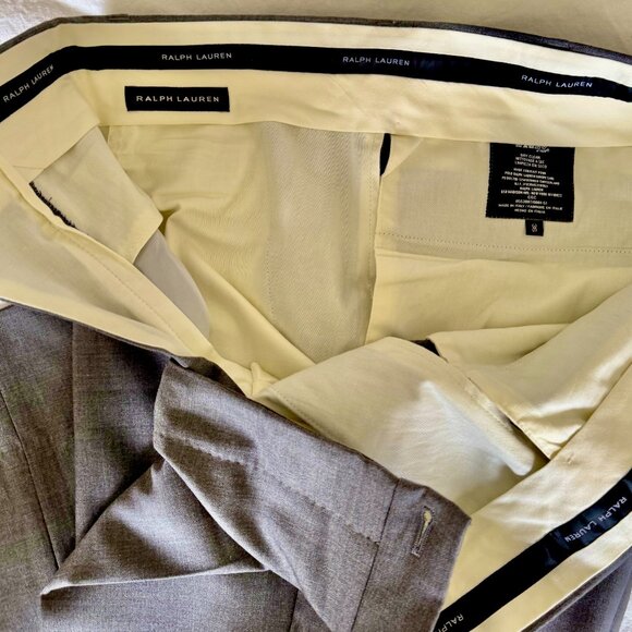 Ralph Lauren Light Grey Dress Pants 36x32 Light Grey - Picture 2 of 2